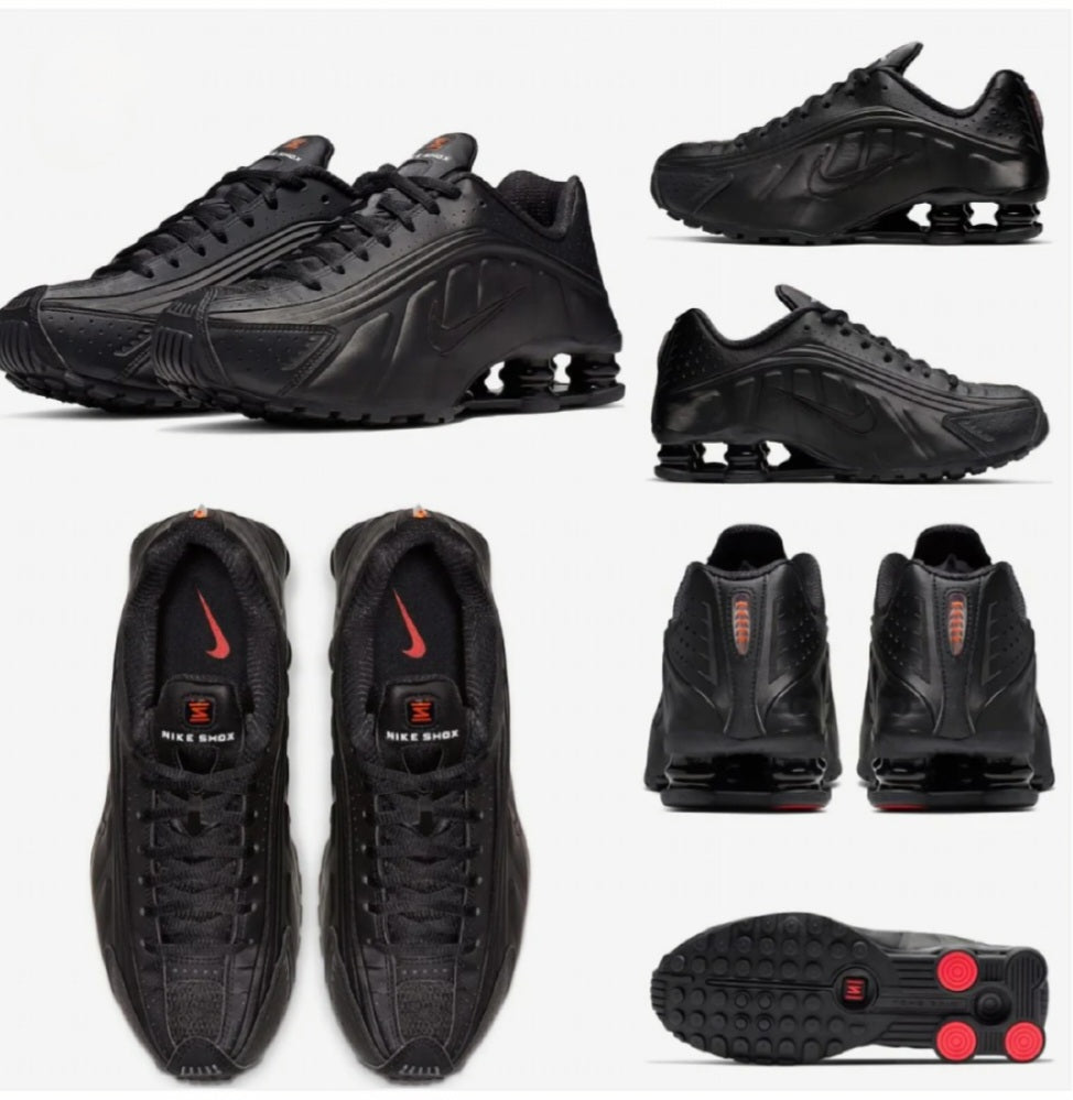 The Black Nike Shox R4