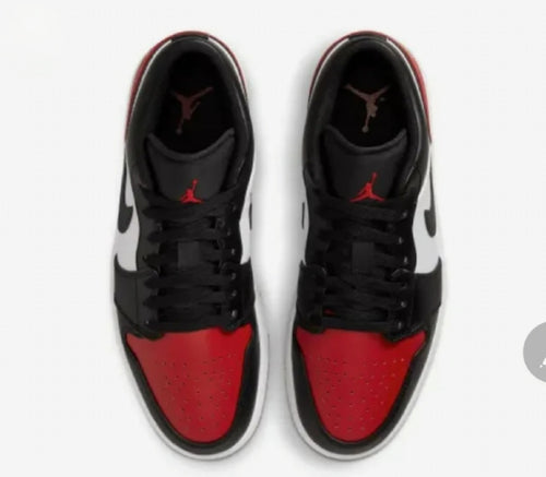 Air Jordan 1 Low 'Bred Toe 2.0'
